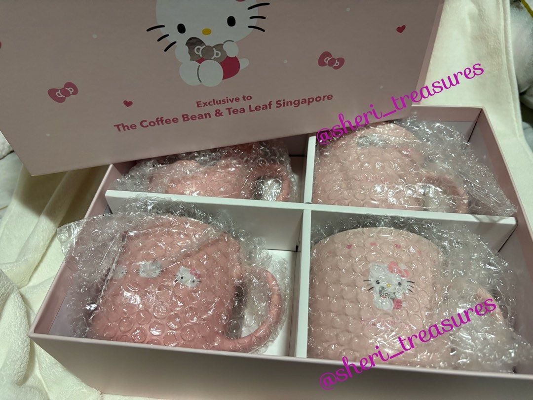 Hello Kitty Coffee Bean & Tea Leaf Mug Set443069358093772802