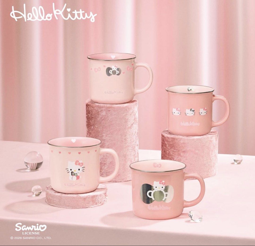 Hello Kitty Coffee Bean & Tea Leaf Mug Set