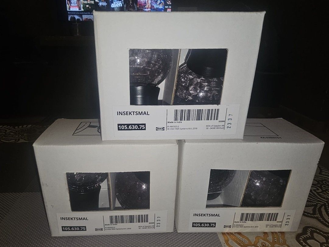 IKEA INSEKTSMAL  - Set of 3