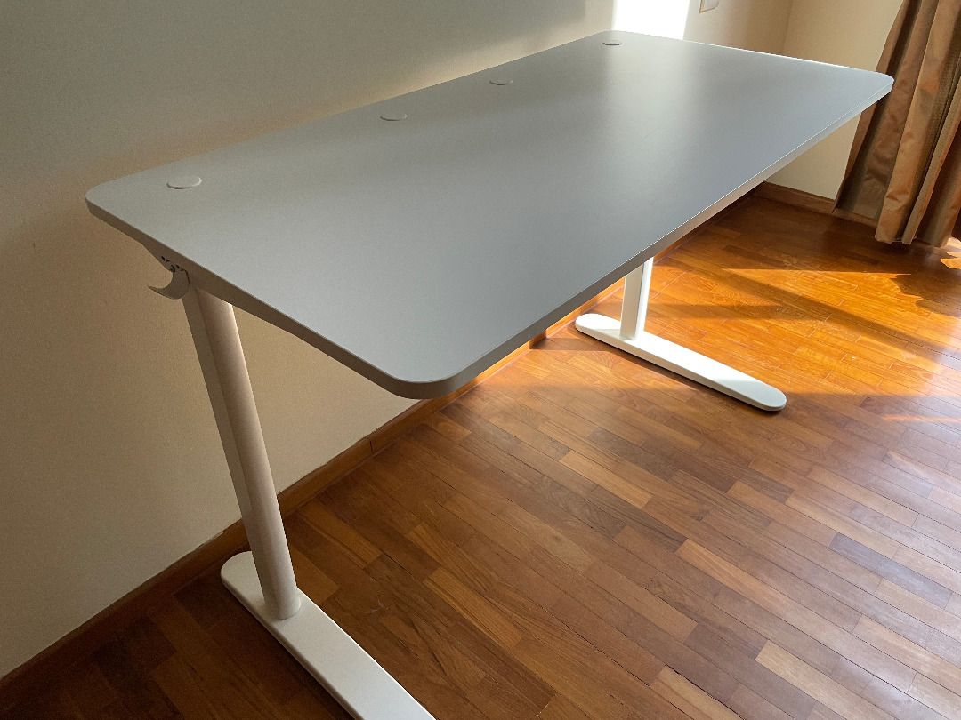 IKEA Relatera - White Modern Desk, Furniture & Home Living, Furniture ...
