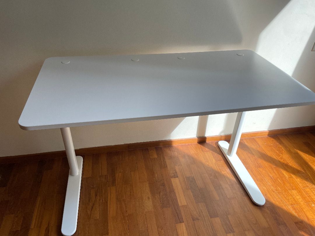 IKEA Relatera - White Modern Desk, Furniture & Home Living, Furniture ...
