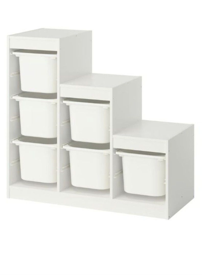 IKEA STUVA Storage Unit with Boxes