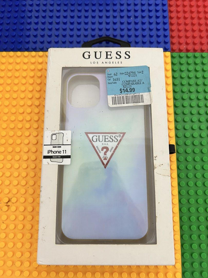 Iphone 11 case - tiny tan and guess original (Category: Cases & Sleeves) located in Las Pinas. Submitted by jacobstoyland (Listing ID 1435593518, Image 2). Description: BTS tiny tan - brand new Guess - with signs of usage .