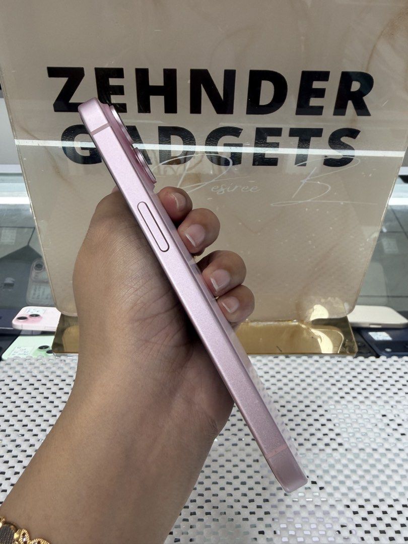 iPhone 15 256GB OPENLINE (NTC APPROVED) (Category: iPhone 15 Series) located in San Juan City. Submitted by desireebayal96 (Listing ID 1435607748, Image 3). Description: iPhone 15 (PINK) * NTC APPROVED * 256GB * OPENLINE (ANY SIM) * 95% BATTERY HEALTH (ORIGINAL NOT BOOSTED, CAN CHECK 3UTOOLS) * NO ISSUE * NO HISTORY OF REPAIR * FACE ID & TRUETONE WORKING * WITH TYPE-C CORD NOTE: HINDI PO MAKINIS PERO DI NAKAKA-APEKTO SA PERFORMANCE, PWEDE NAMAN L