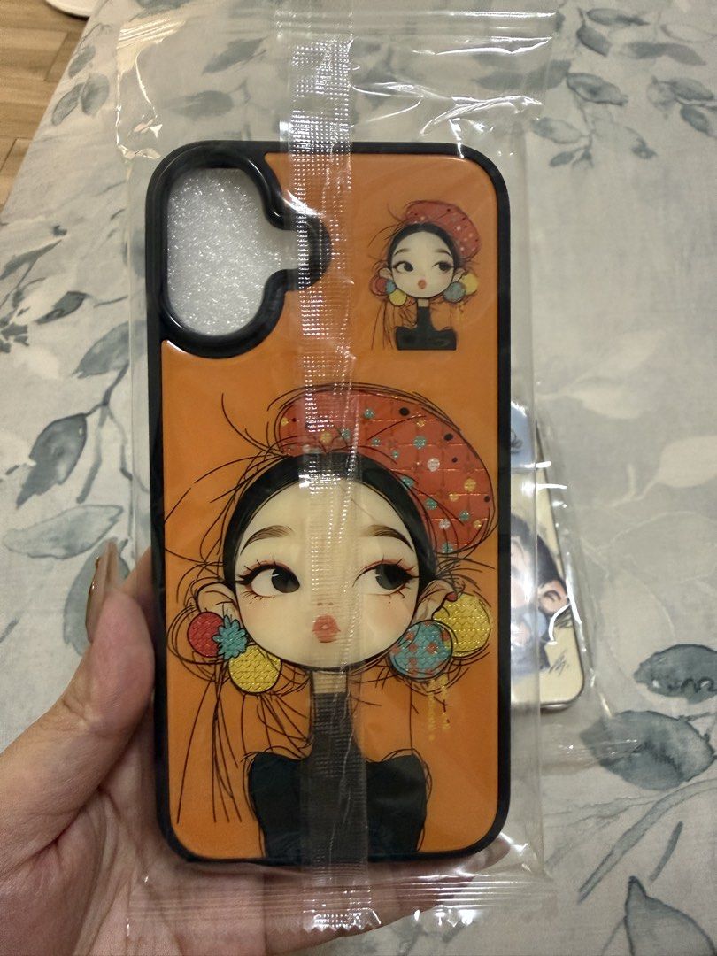 Iphone 16 plus Brandew cases (Category: Cases & Sleeves) located in Manila. Submitted by amywoo01 (Listing ID 1435665828, Image 2). Description: 16 plus 2 cute case hard case 1 silicon soft case .