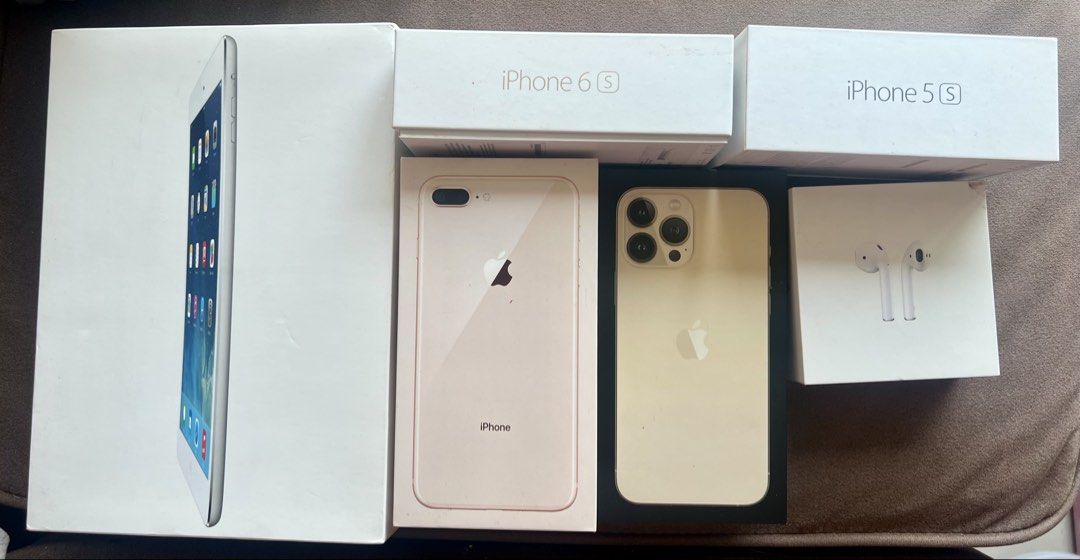 iPhone box (empty boxes) （分類：其他電子周邊配件及產品）位於 Hong Kong。 由 rosey2 提交（商品編號 1435531254，圖片 2）。簡介： 20 each, 100 for all Meet collect Whampoa / hung Hom/ Tst or sf 。