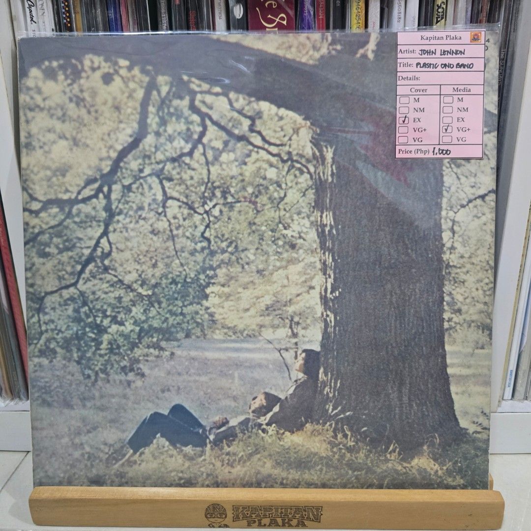 John Lennon-Plastic Ono Band (Category: Vinyls) located in Taguig. Submitted by Kapitan_Plaka (Listing ID 1435639361, Image 1). Description: Condition Cover: EX Media: VG+ Japan.