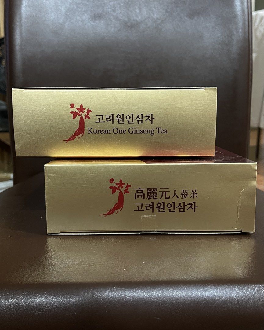 Korean One Ginseng Tea (Category: Health Food, Drinks & Tonics) located in Valenzuela. Submitted by patpeev (Listing ID 1435700985, Image 3). Description: Korean One Ginseng Tea - 100 sachets/tea bags - Sealed/unopened - Bought and made in Korea - Expiration date: October 6, 2027 Php 750 per box 📍Marulas, Valenzuela MOP: Cash, Gcash or Maya MOD: Meet up, Lalamove (within NCR) or JNT (outside NCR) RFS: Extra pasalubong item.