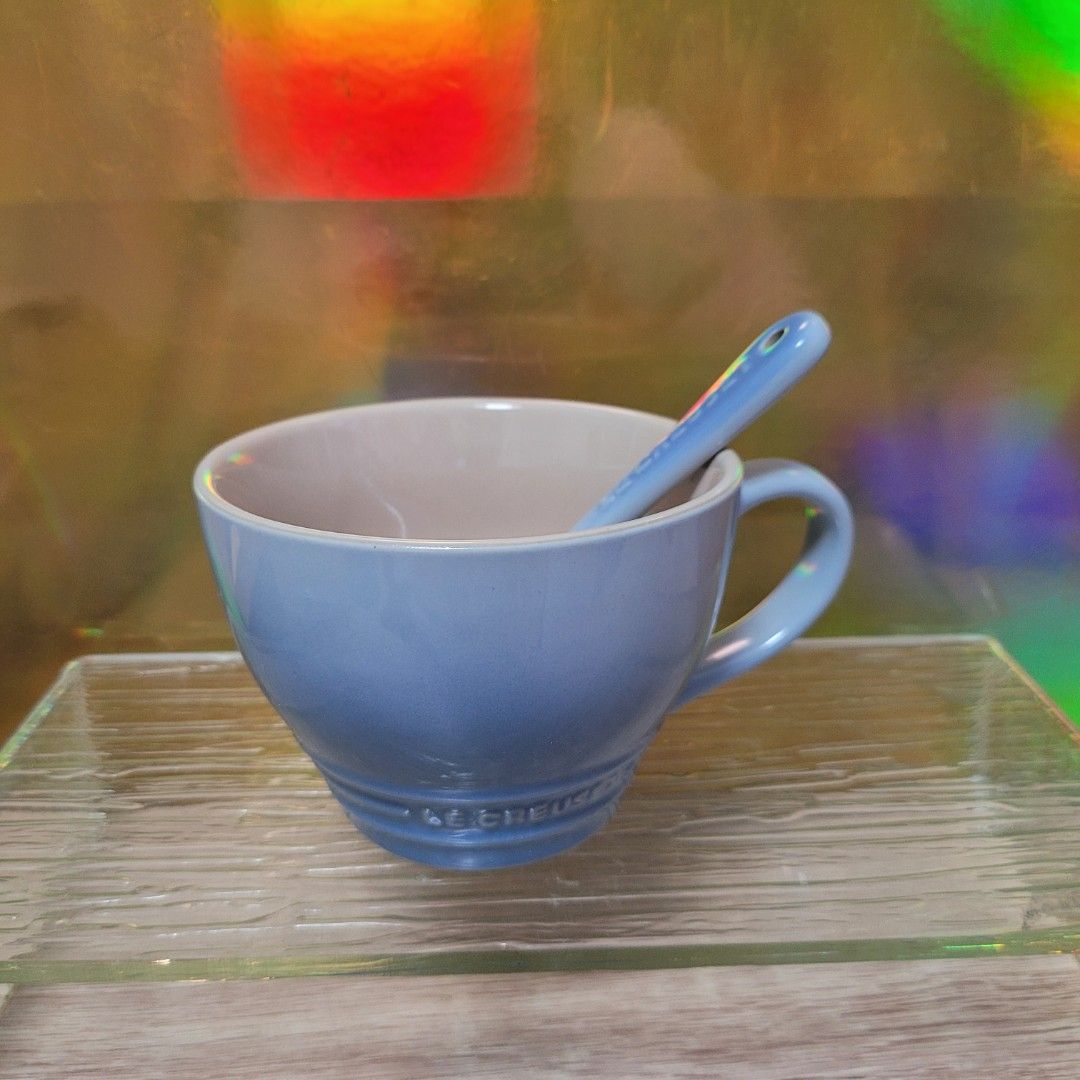 Le Creuset Cappuccino Mug,Coastal Blue