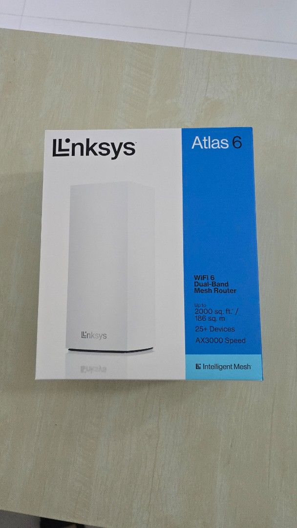 Linksys Atlas 6 WiFi 6 Dual Band  Router