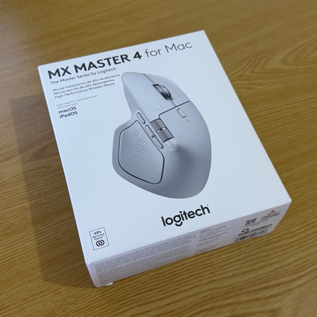 Logitech MX Master 4 for Mac - White Silver442885279224975360