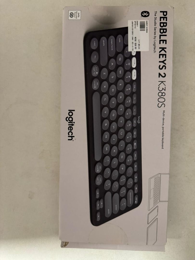 Logitech Pebble Keys 2 K380S Multi-Device Keyboard443223963725342721