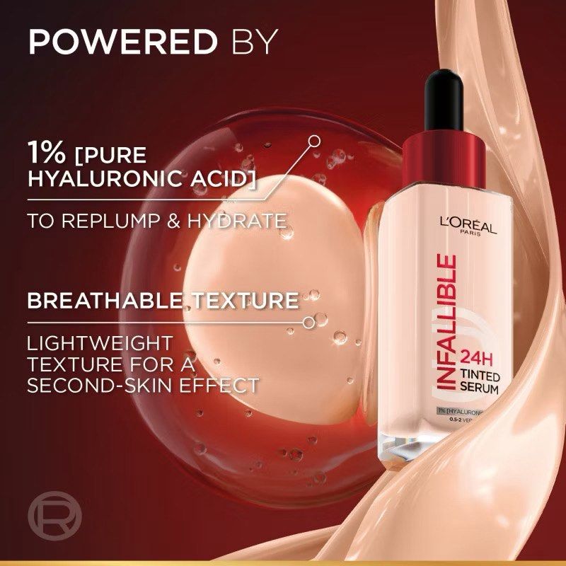 Loreal Infallible 24H Tinted Serum - 3-4 Light to Medium (Category: Makeup) located in Quezon City. Submitted by lostmermaidgoddess (Listing ID 1435589857, Image 2). Description: Brand new Never opened.