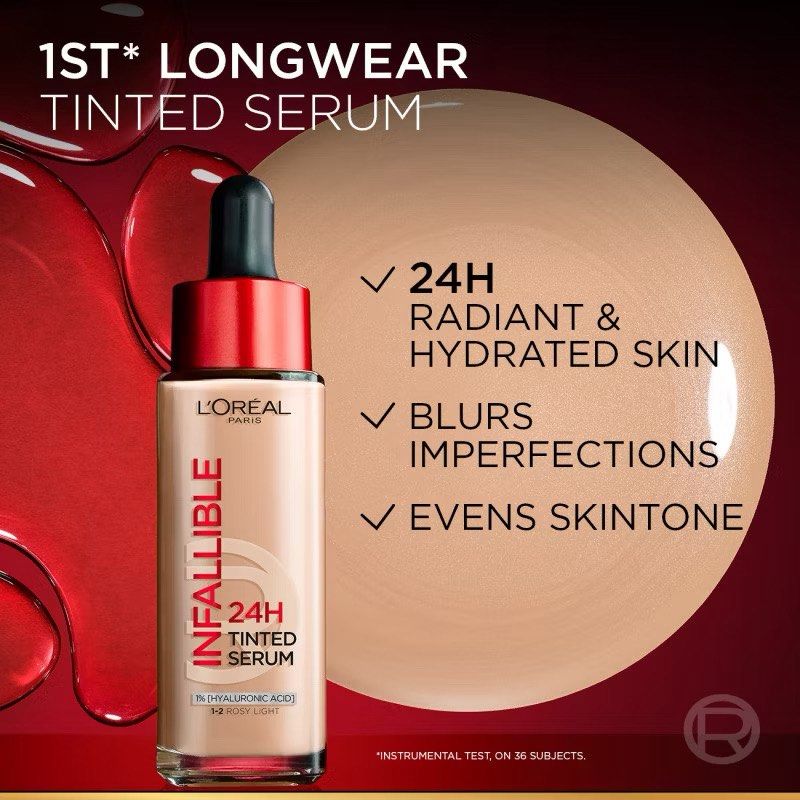 Loreal Infallible 24H Tinted Serum - 3-4 Light to Medium (Category: Makeup) located in Quezon City. Submitted by lostmermaidgoddess (Listing ID 1435589857, Image 3). Description: Brand new Never opened.