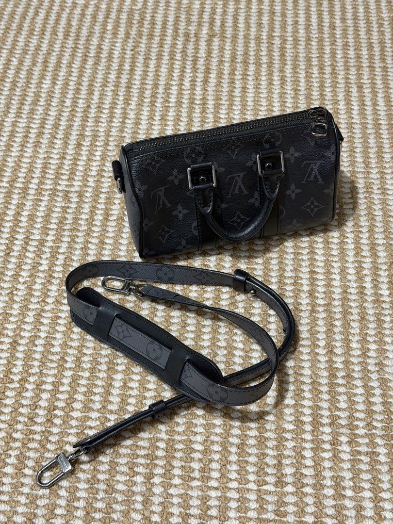 Louis Vuitton Keepall XS Monogram Eclipse. (Category: Luxury Bags & Wallets) located in Mandaluyong City. Submitted by hensleyken (Listing ID 1435603900, Image 2). Description: Louis Vuitton Keepall XS Monogram Eclipse. Rank SA complete microchipped with receipt from LV Solaire .