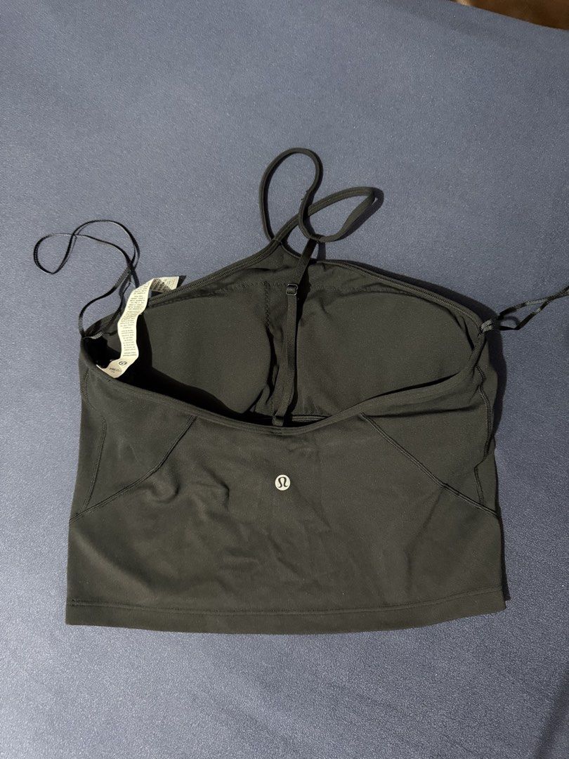 Lululemon Black padded top (Category: Activewear) located in Manila. Submitted by mayyyyyx (Listing ID 1435663939, Image 3). Description: Lululemon black padded top Super nice! Size on tag 10 Super new! Washed lang.