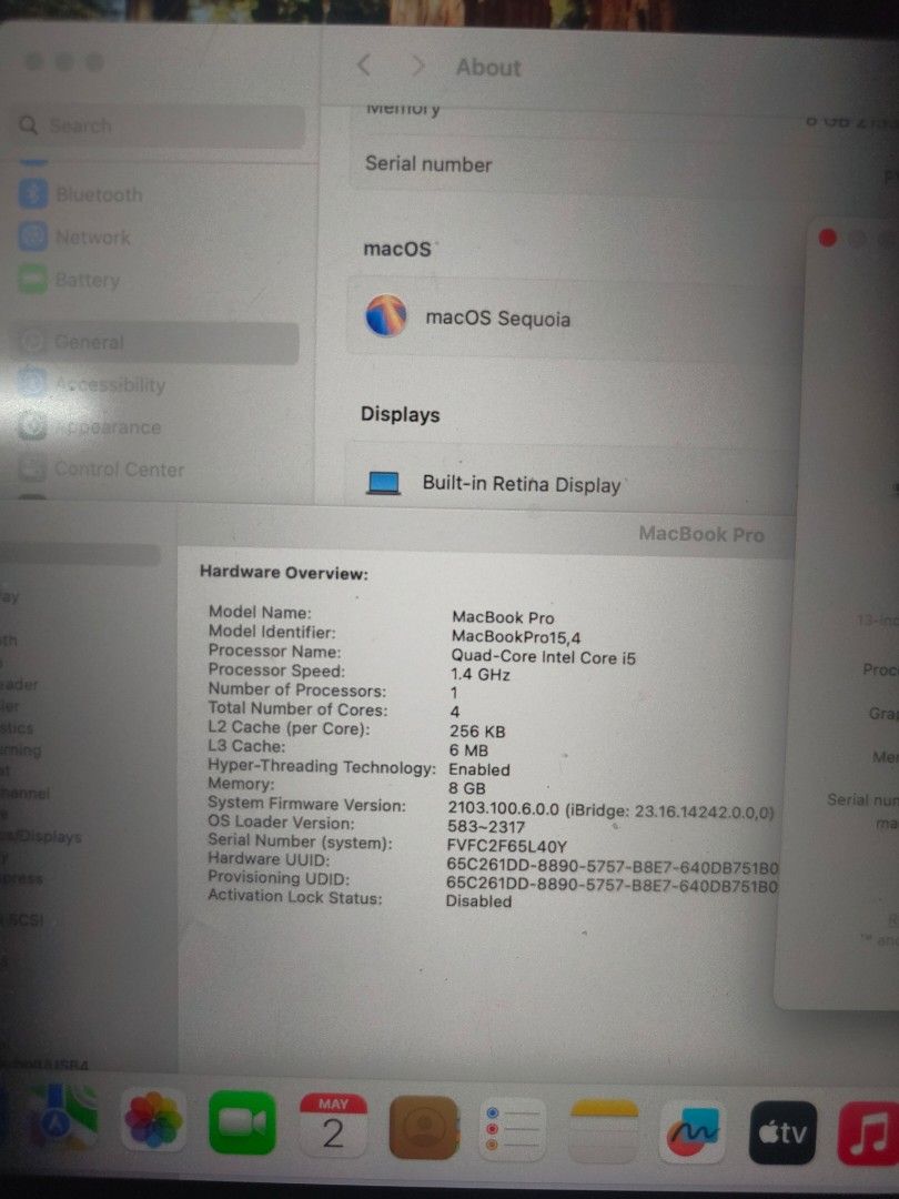 MacBook Pro 13inch 2019 i5443216909242224642