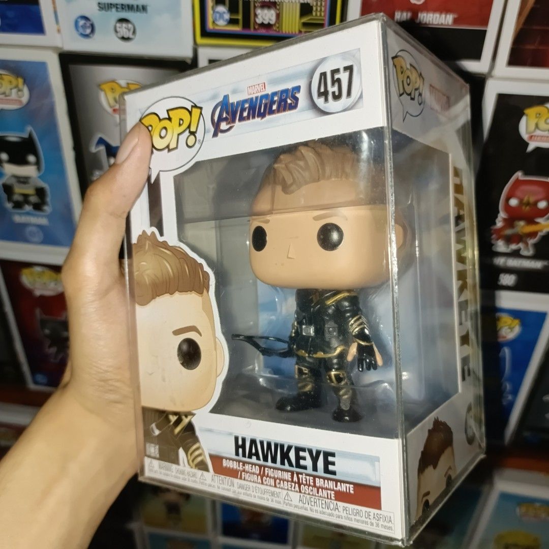 Marvel Funko Pop! Hawkeye #457 (Category: Designer & Blind Box Toys) located in Marikina City. Submitted by spiderraff (Listing ID 1435673226, Image 1). Description: .