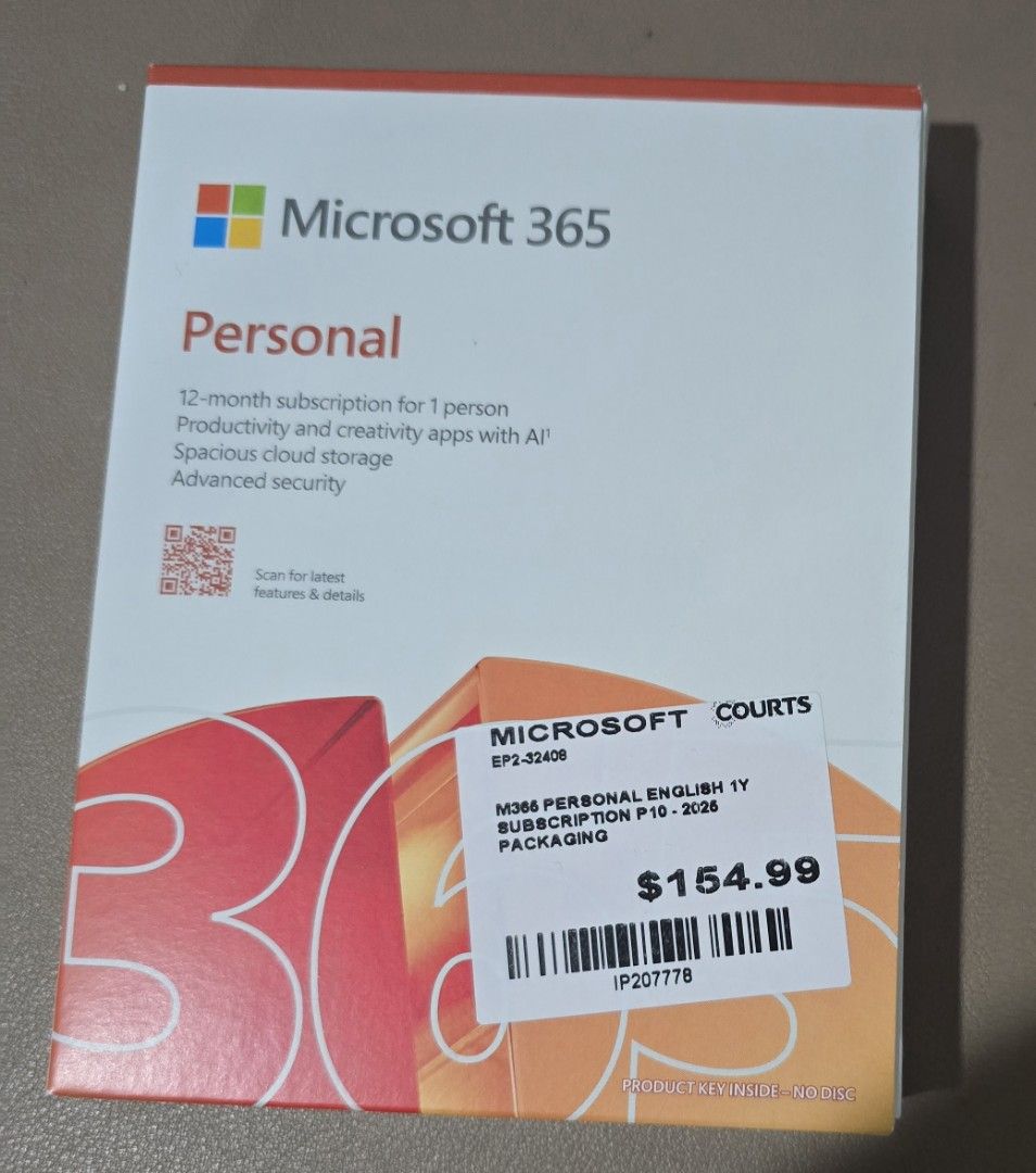 Microsoft 365 Personal 1-Year Subscription