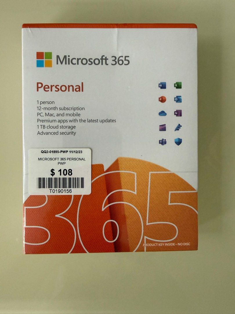Microsoft 365 Personal Subscription - Brand New443001510424094720