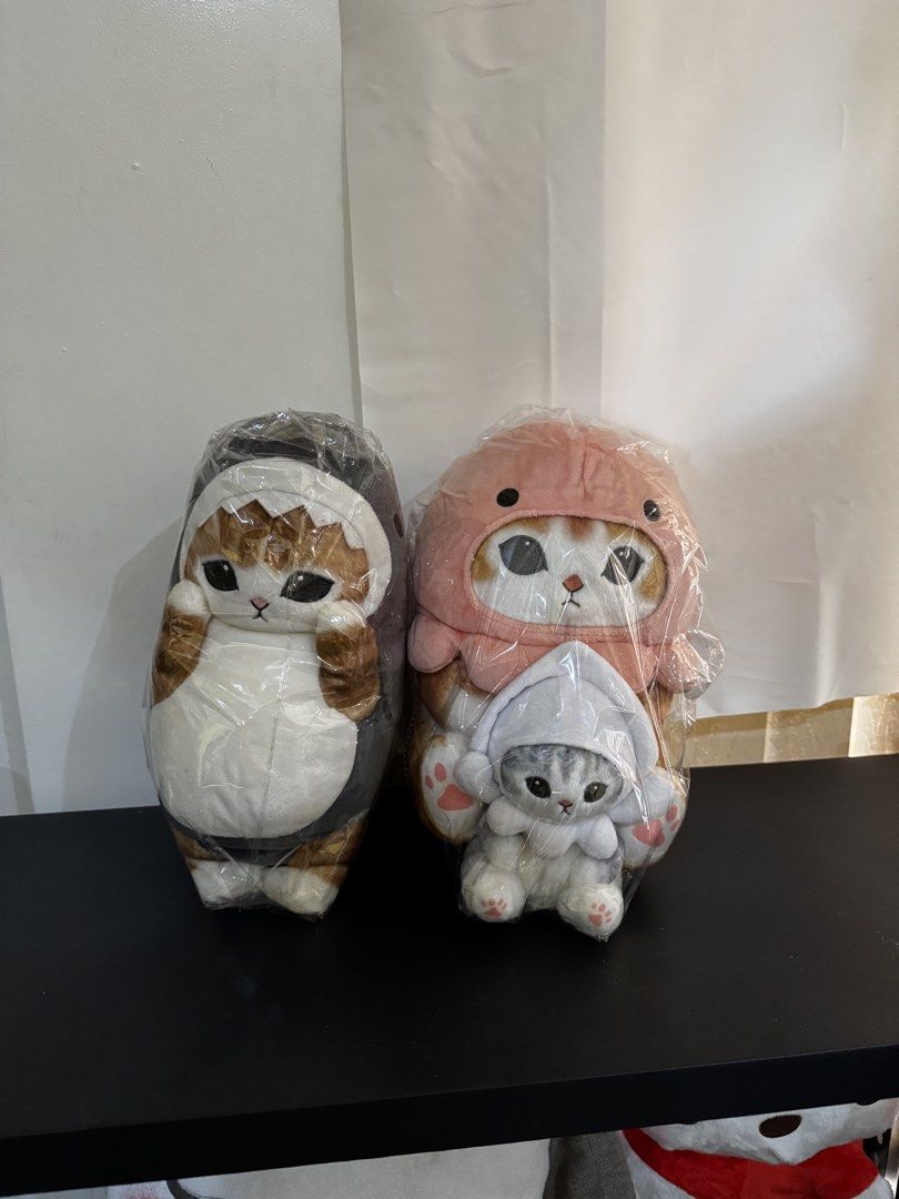Mofusand Shark, Squid, Octopus Cat Plush Stuffed Toy (Category: Plushies & Soft Toys) located in Cavite. Submitted by casingpavements (Listing ID 1435632373, Image 1). Description: 800 per set.