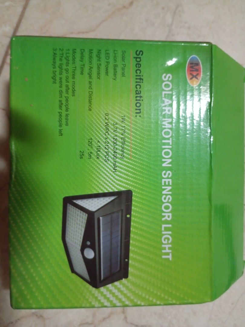 MX Solar Motion Sensor Light443386108943411201