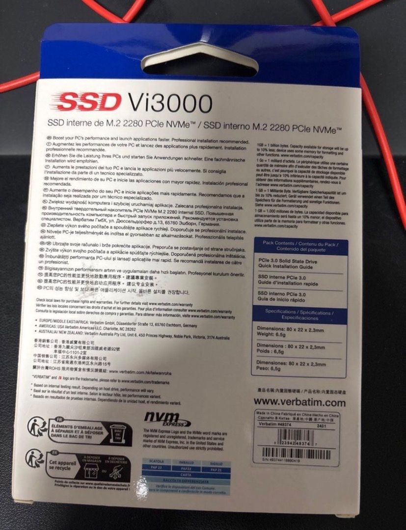 New 512 Gb internal SSD442882631611852800