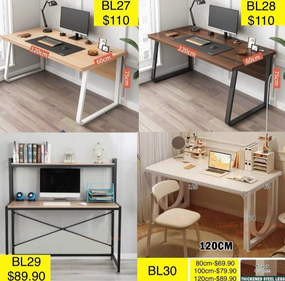New Computer Table| Study Desk| Workstation| Home Office Table| Office ...
