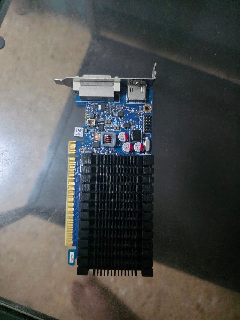 Nvidia GeForce GT 710 1GB DDR3 low-profile graphics card. [1, 2]
