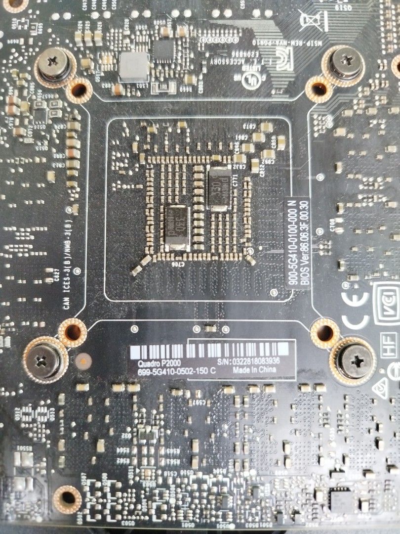 Nvidia Quadro P2000 Graphics Card443240633284044801