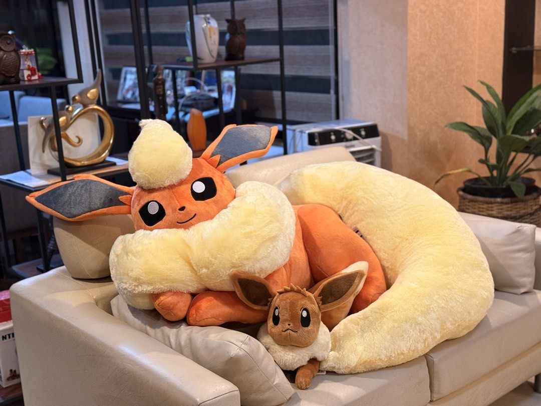 Pokemon Center Life Size Flareon (Category: Plushies & Soft Toys) located in Rizal. Submitted by vecrt (Listing ID 1435550394, Image 3). Description: .