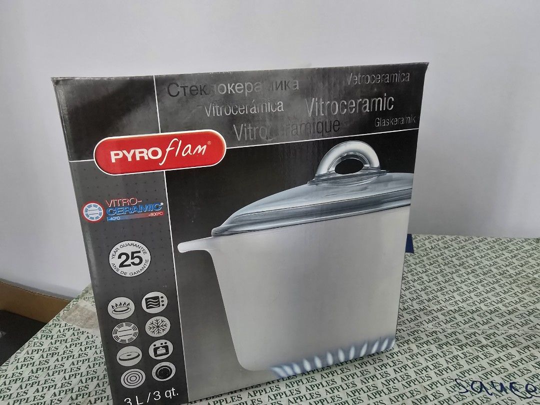 Pyroflam Vitroceramic Casserole Pot - 3L442822928074680320
