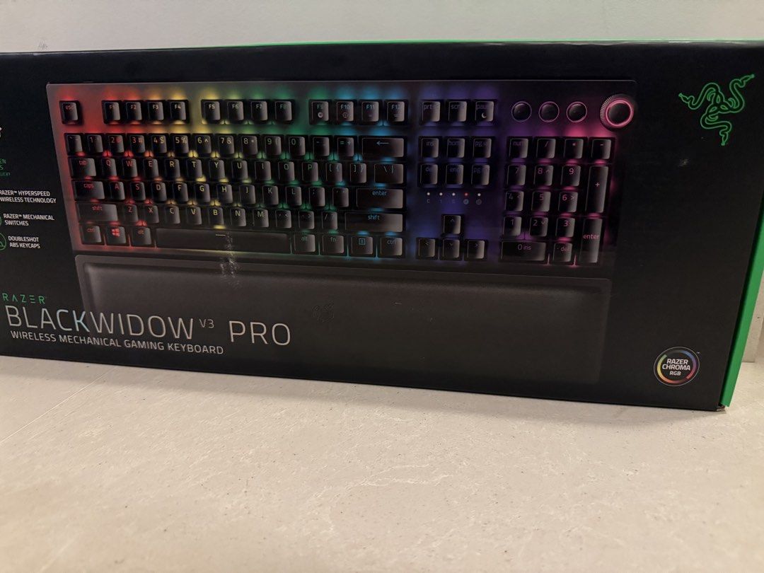 Razer Blackwidow V3 Pro wireless yellow switch443351175131320321