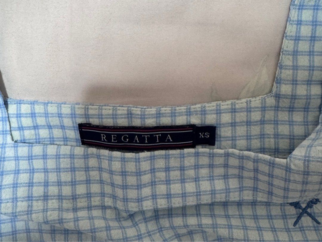 Regatta Checkered Blouse (Category: Blouses) located in Cebu City. Submitted by dmscemd (Listing ID 1435628118, Image 3). Description: In very good condition No defects Really pretty Not see through.