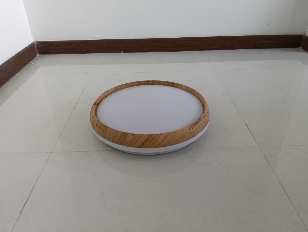 Round Wooden LED Ceiling Light