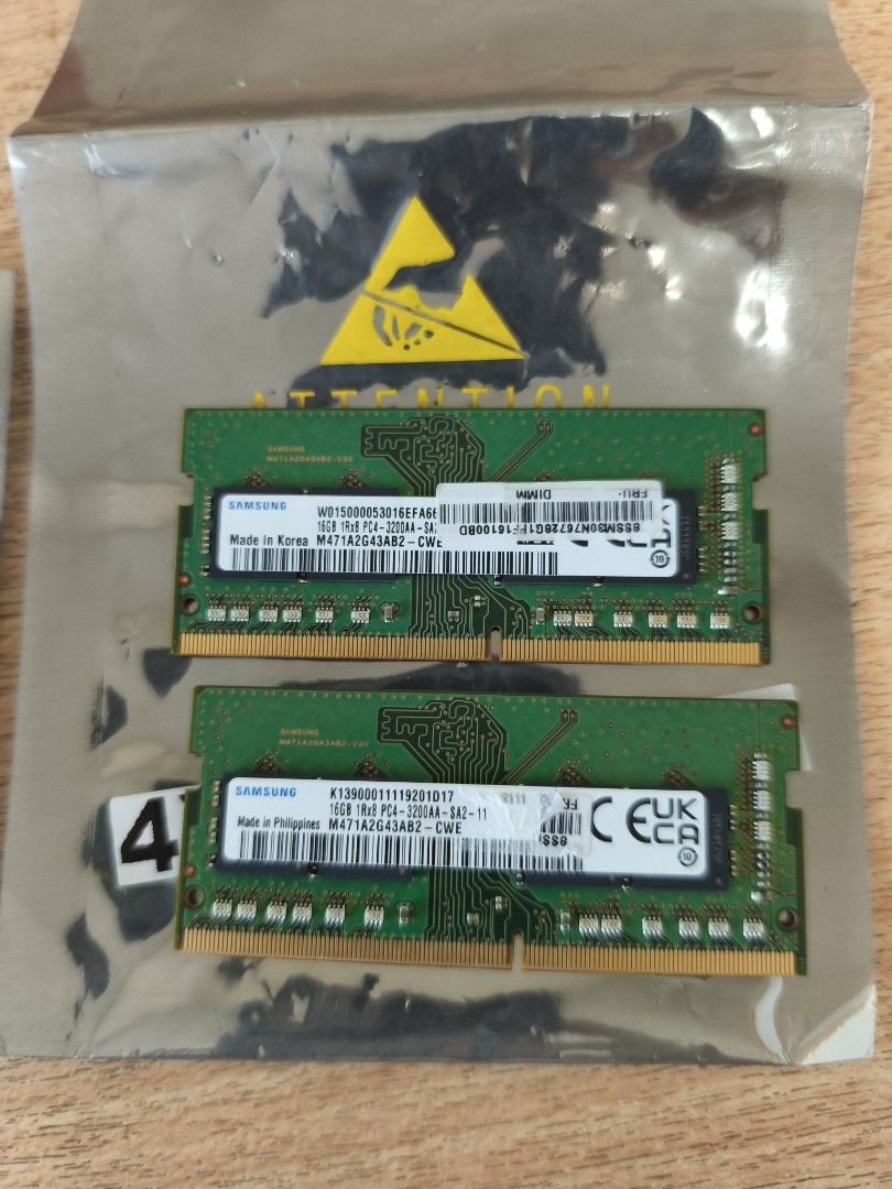 Samsung 16GB DDR4 RAM 3200 laptop ram