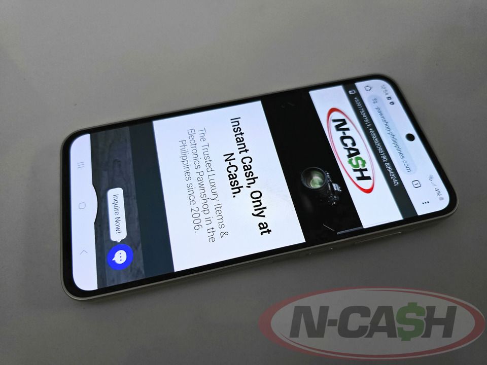 Samsung Galaxy A35 5G 256GB DUOS (Category: Samsung) located in Makati City. Submitted by luxury_by_ncash_2 (Listing ID 1435563201, Image 1). Description: N-Cash Pawnshop "Instant Cash for Bags, Watches, Cars, and Electronics" https://www.ncash-pawnshop-philippines.com/ Samsung Galaxy A35 5G 256GB DUOS SM-A356E/DS Local Samsung unit Dual Physical SIM. Openline Good as new. Side still covered with factory plastic. Unit comes with unused Samsung ca