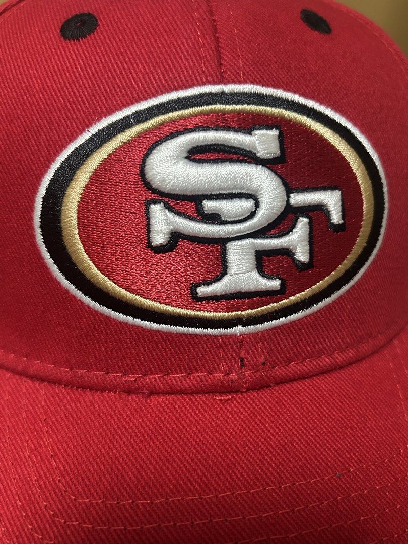 San Francisco 49ers Curved Cap (OG Logo) (Category: Activewear) located in Manila. Submitted by headhoncho_ph (Listing ID 1435525536, Image 2). Description: San Francisco 49ers Curved Cap (OG Logo) Color: Red Only 799 Authentic and new OG logo and color Item: Mint-condition Location: Sampaloc Manila Near LRT V Mapa Payment: GCash Shipping Options: If c/o Buyer: 1. COD “Buy For Me” option via Lalamove: Rider pays item and deliver to you; you pay r
