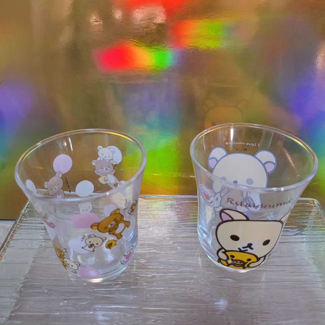 San-X Rilakkuma glass cups442836097529303041