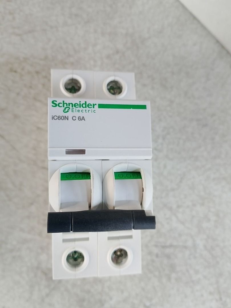 Schneider Mini circuit breaker (Category: Everything Else Others) located in Manila. Submitted by joeyroque09 (Listing ID 1435530022, Image 1). Description: Schneider Mini circuit breaker Specs: 6A, 2P Price: 965.
