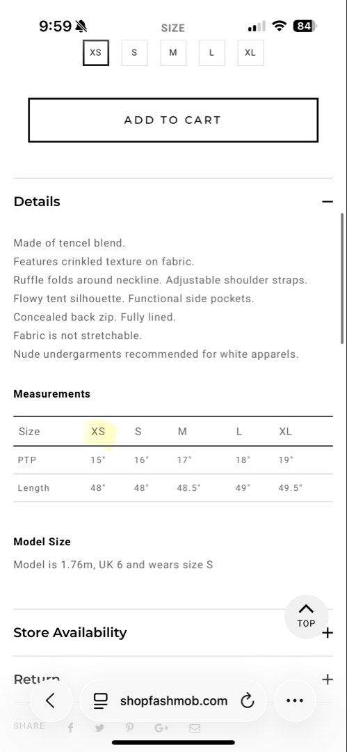 SELL ONLY FASHMOB Mael Tencel Maxi Dress in White (Category: Dresses) located in Singapore. Submitted by oncloudten (Listing ID 1435663749, Image 2). Description: - FASH MOB white maxi dress - Size: XS - Material: Tencel blend with crinkled texture - Features: - Ruffle folds at neckline - Adjustable shoulder straps - Functional side pockets - Fully lined - Concealed back zip.