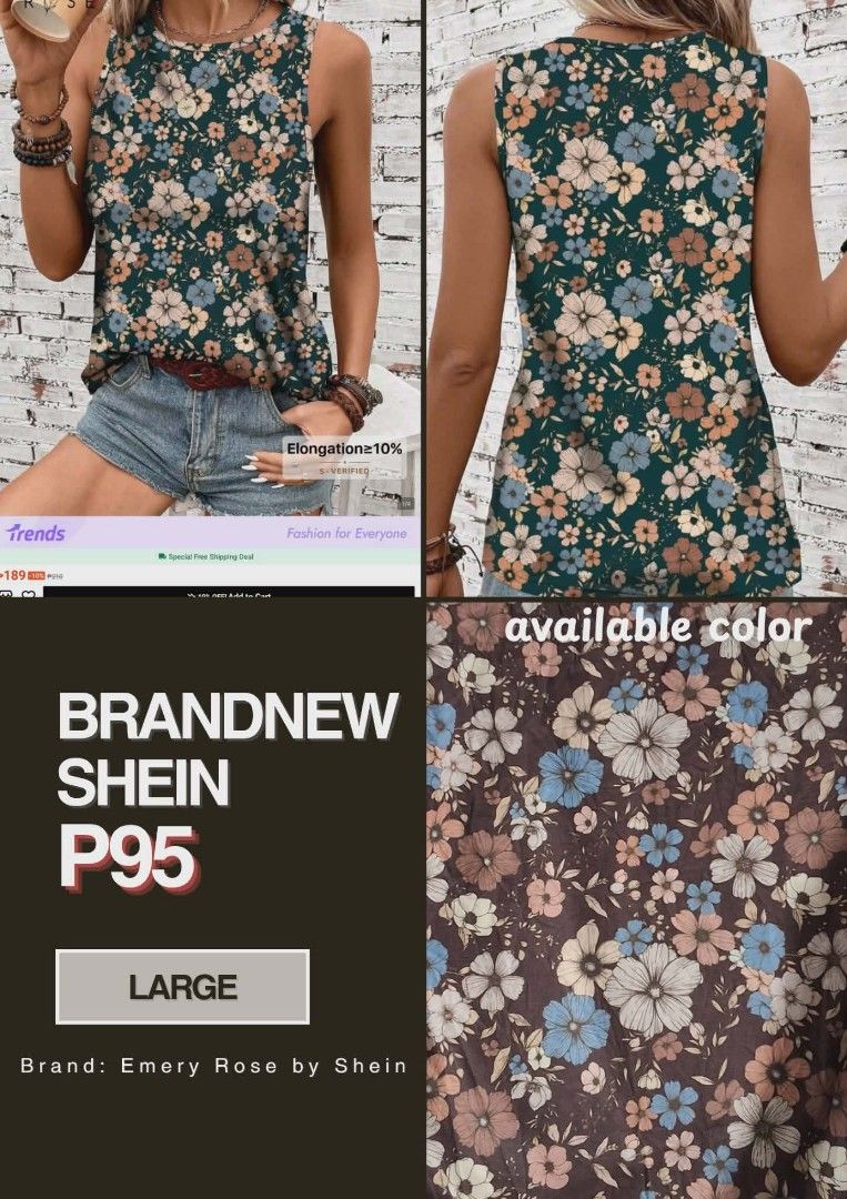 Shein Below SRP (Category: Blouses) located in Kabankalan. Submitted by jayejaye29 (Listing ID 1435702007, Image 2). Description: .