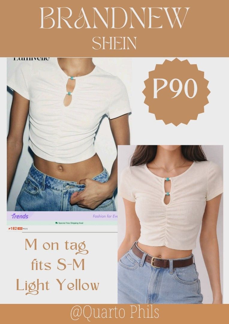 Shein Below SRP (Category: Blouses) located in Kabankalan. Submitted by jayejaye29 (Listing ID 1435702077, Image 1). Description: .