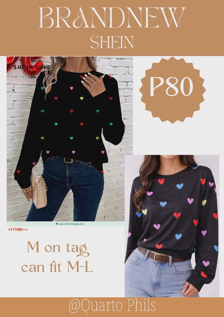 Shein Below SRP (Category: Blouses) located in Kabankalan. Submitted by jayejaye29 (Listing ID 1435702077, Image 3). Description: .