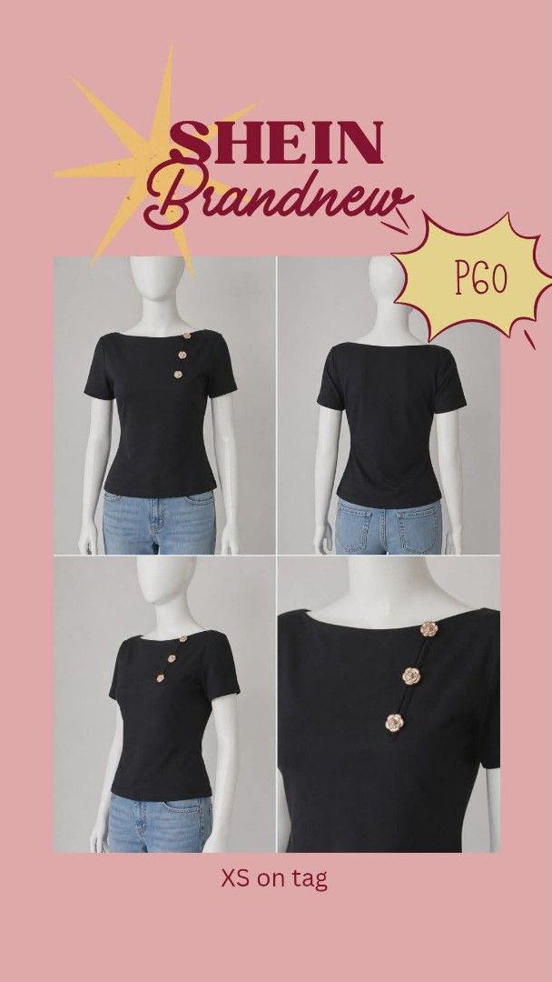 SHEIN BELOW SRP (Category: Blouses) located in Kabankalan. Submitted by jayejaye29 (Listing ID 1435702134, Image 3). Description: .