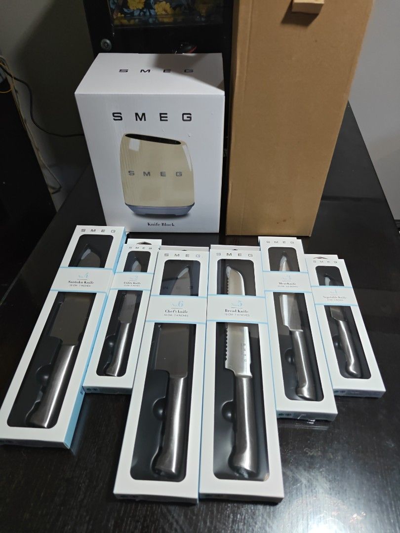 Smeg Knife Set - Various Knives - Brand New