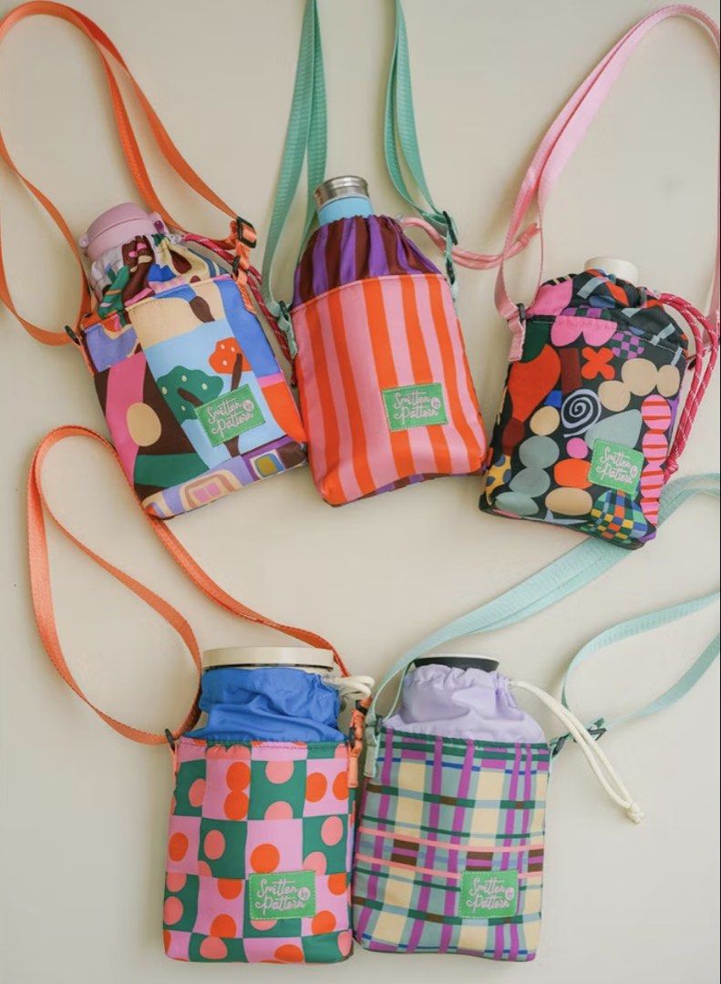 Smitten by Pattern (Category: Purses & Pouches) located in Singapore. Submitted by mine.sg (Listing ID 1435680608, Image 1). Description: PRE ORDER SmittenbyPattern - Reusable Bag - Tennis/Padel Bag - Totebag - Tumbler Bag - Laptop Bag , etc 💡 Price may vary depending on the item. 📩 Chat us for more details ✅ We accept requests for Indonesian local brands.