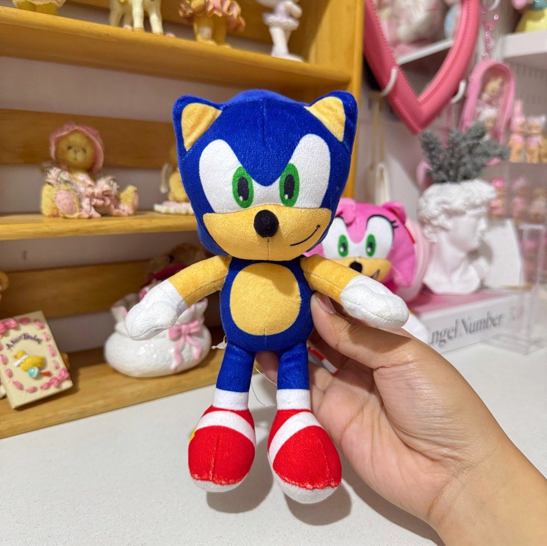 Sonic The Hedgehog by Sega Small Plush (Category: Plushies & Soft Toys) located in Manila. Submitted by ashyyel_ (Listing ID 1435623205, Image 1). Description: .