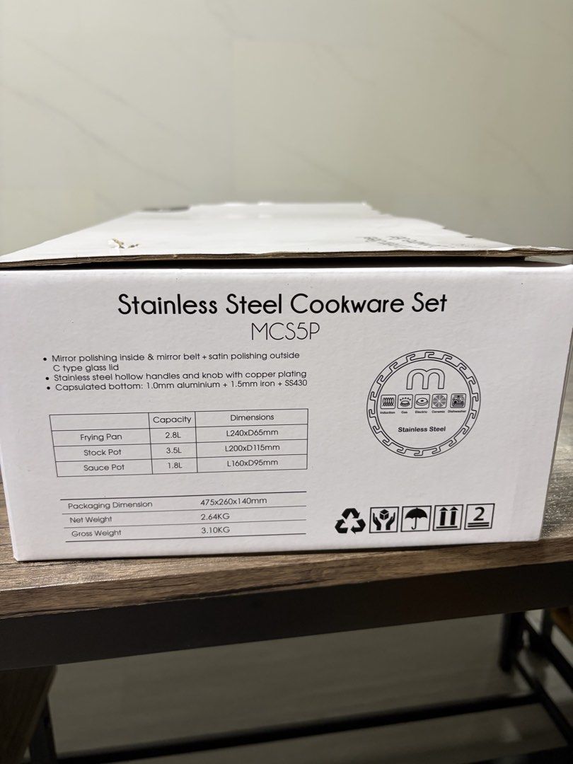 Stainless Steel Cookware Set MCS5P443167878614231042