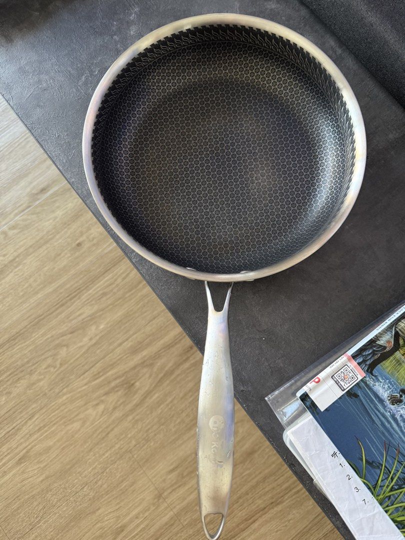 Stainless Steel Honeycomb Frying Pan